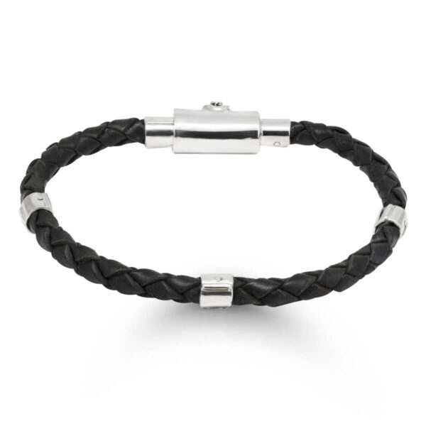 BLOG nahkaranneke hopeaheloille