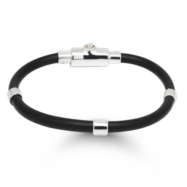 BLOG nahkaranneke hopeaheloille