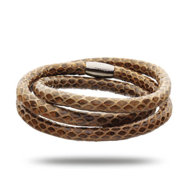 Story ranne ruskea käärmeennahka-223007