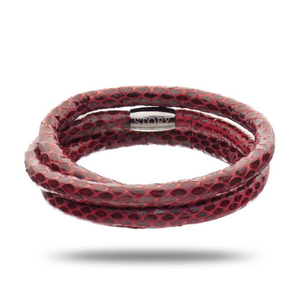 Story ranne punainen käärmeennahka-223032