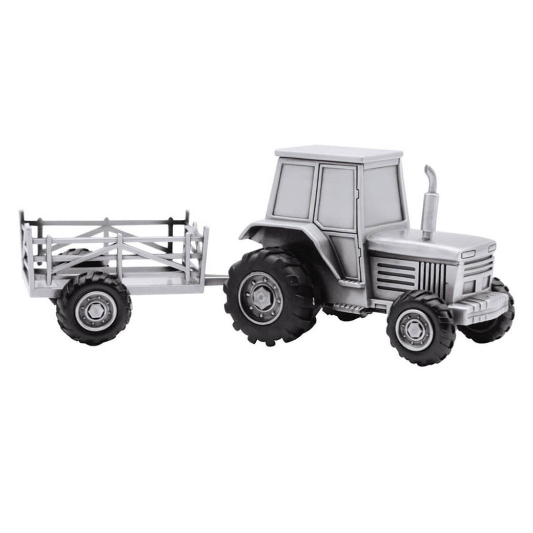 Säästupanga traktor ja haagis