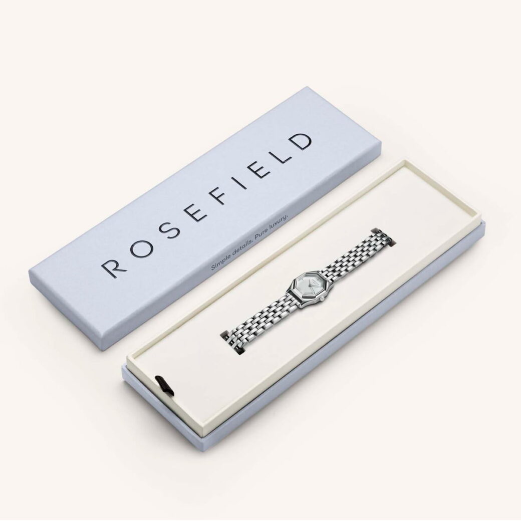 Rosefield - Gemme - terasest käevõru, heledat numbrimärki - Image 3