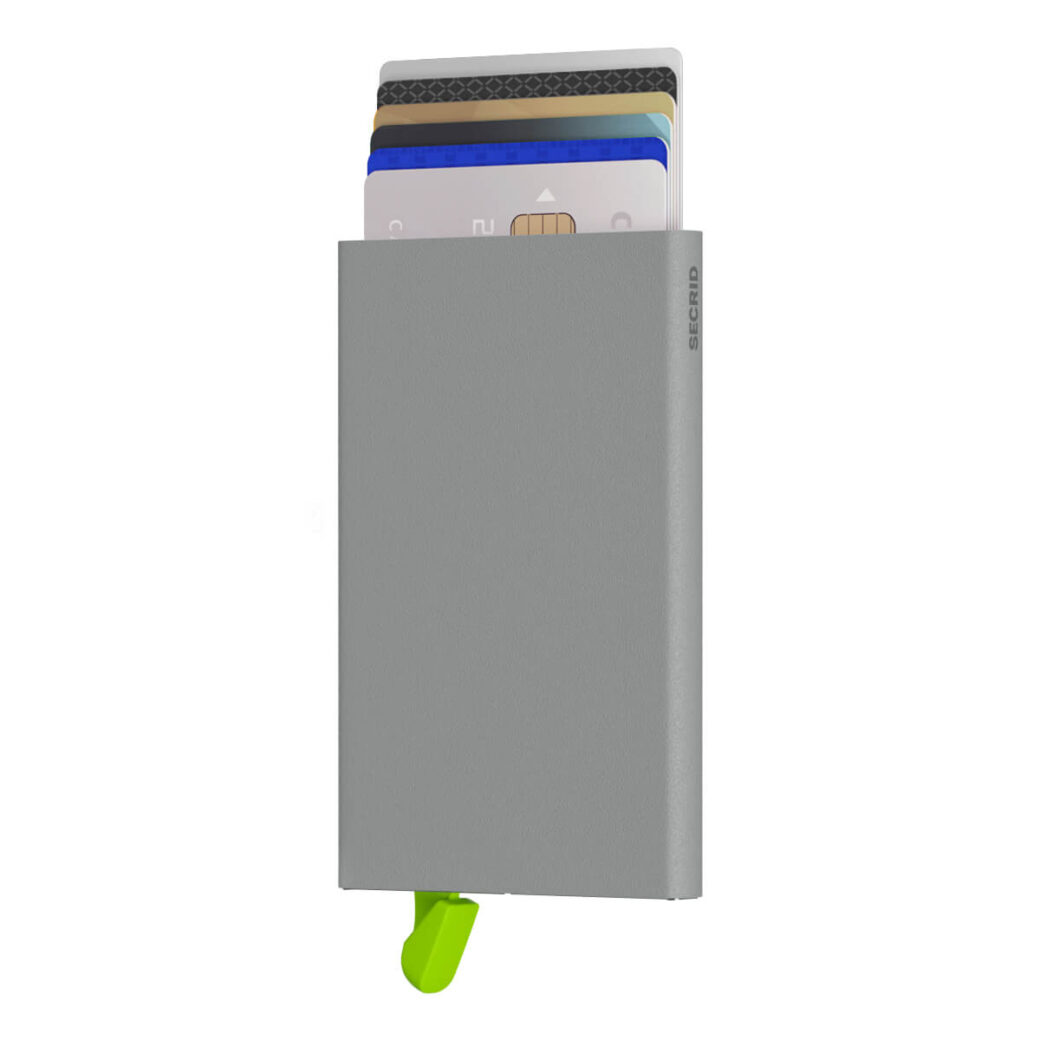 Secrid sementinharmaa jauhemaalattu korttikotelo - Cardprotector Powder Concrete-225475