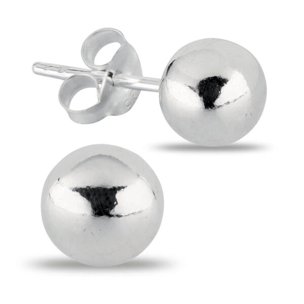 Hopeakorvakorut pallo 8mm, EP-008