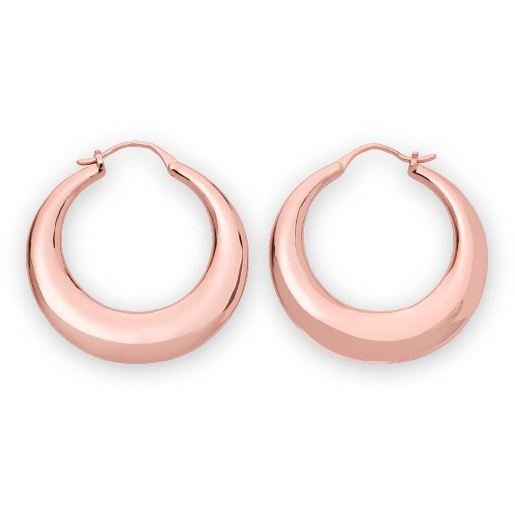 Rosefield - Bold hoop rosegold - korvakorut ruusukullattu-222150