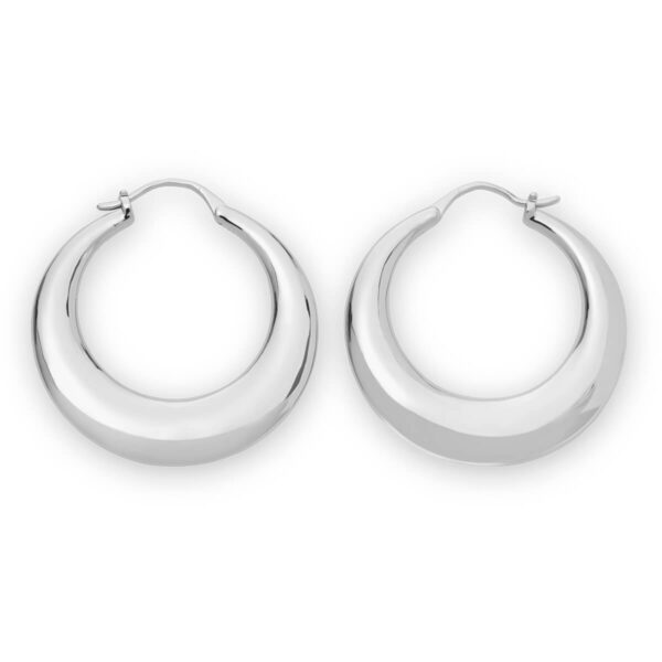 Rosefield - Bold hoop silver - korvakorut hopeoitu-222159