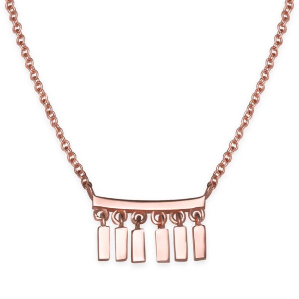 Rosefield - Multi drop kaulakoru ruusukullattu-221915