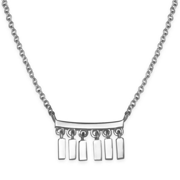 Rosefield - Multi drop kaulakoru hopeoitu-221921