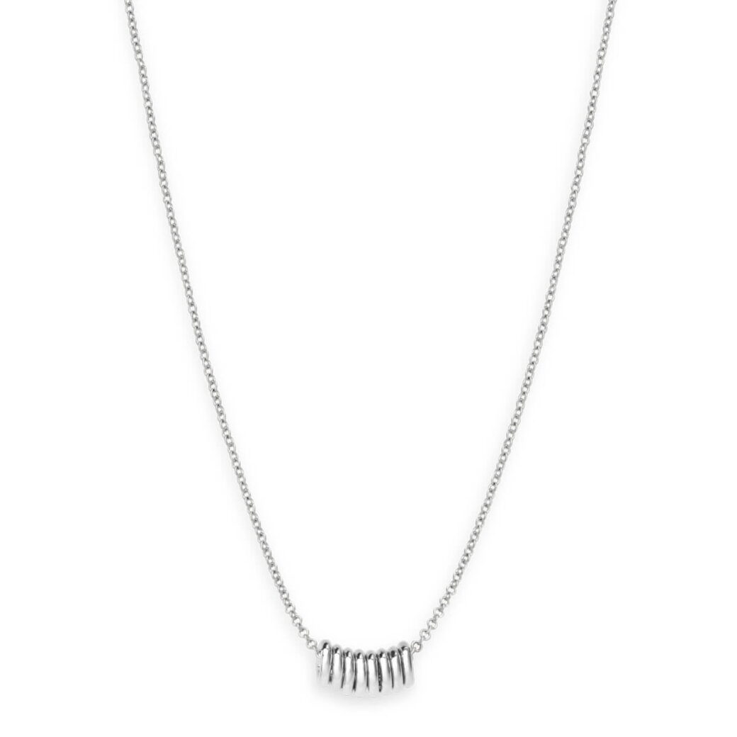 Rosefield Iggy - Multi hoop necklace - hopeoitu kaulakoru