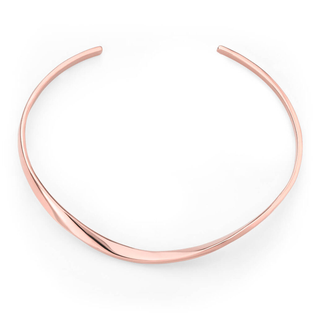 Rosefield - Twisted Bangle rosegold - ruusukullattu rannerengas-223600