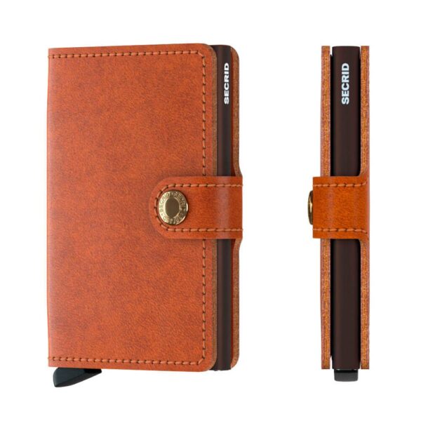 Secrid Miniwallet Cognac Brown ruskea lompakko