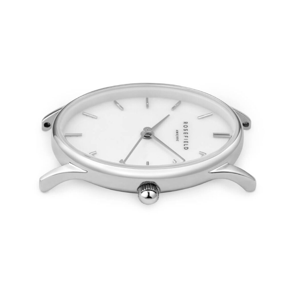rosefield the oval mesh silver hopea