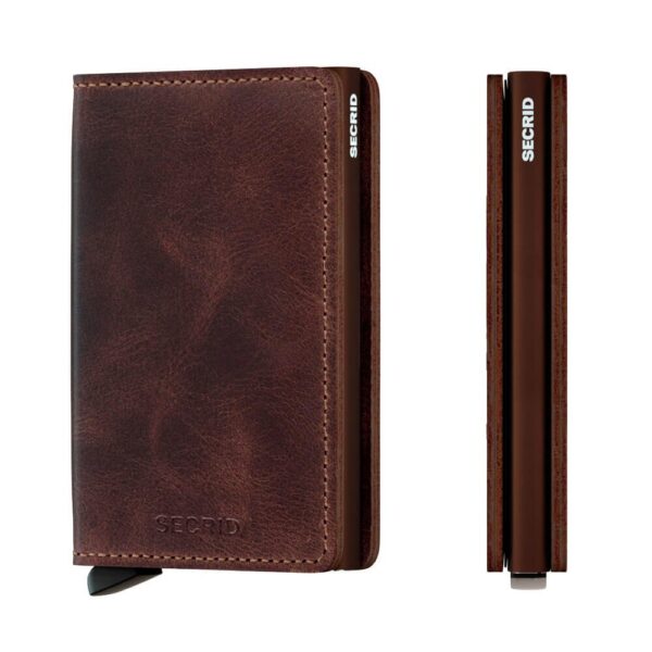 Secrid konjakki miniwallet vintage cognac Rust