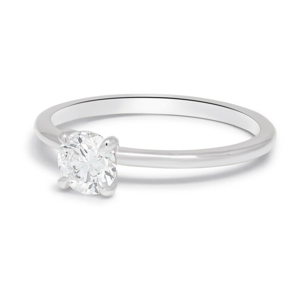 Beat of Love - Loodud teemandid STELLA ümmargune solitaire valgest kullast 0,50ct D-F/VVS - Image 3