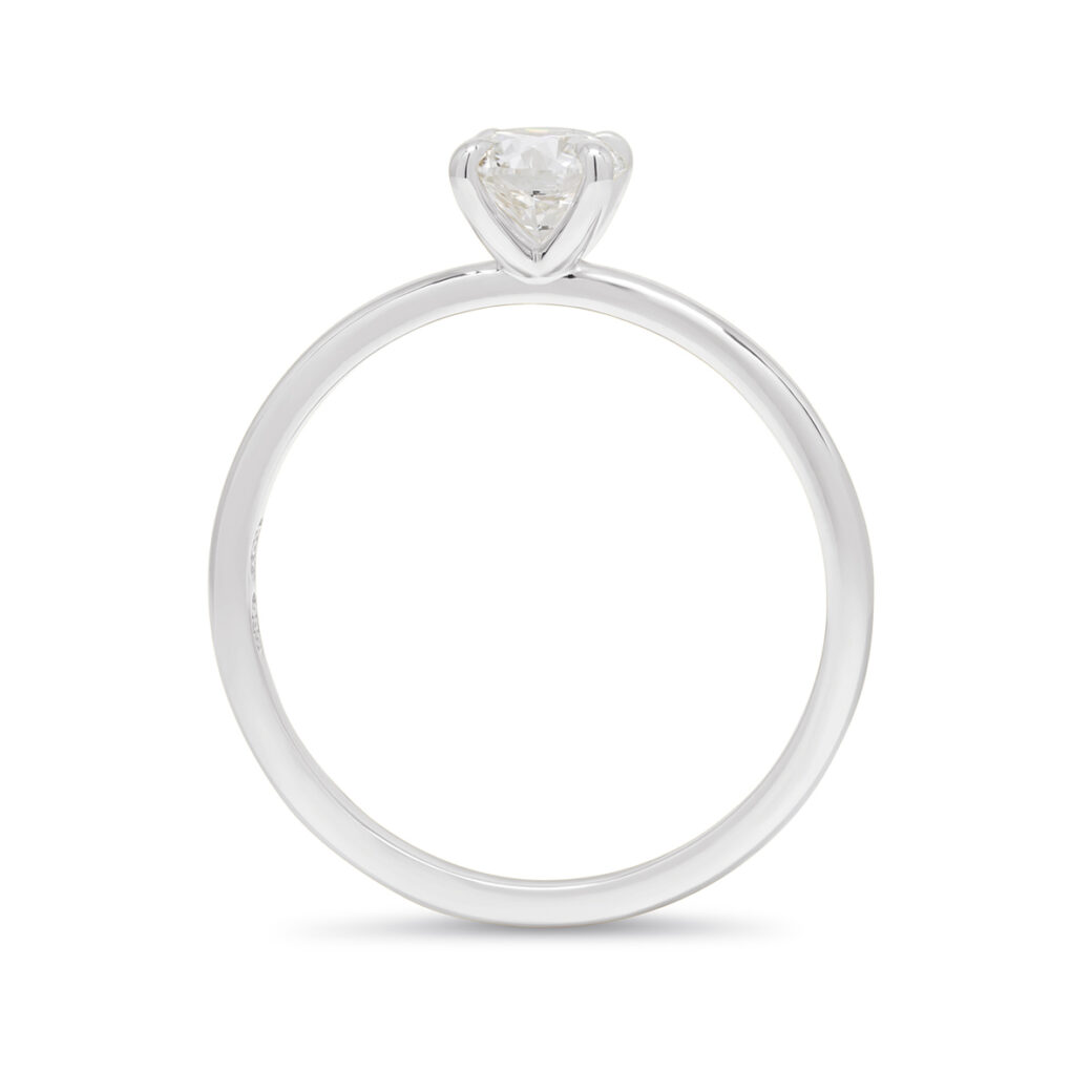 Beat of Love - Loodud teemandid STELLA ümmargune solitaire valgest kullast 0,50ct D-F/VVS - Image 2