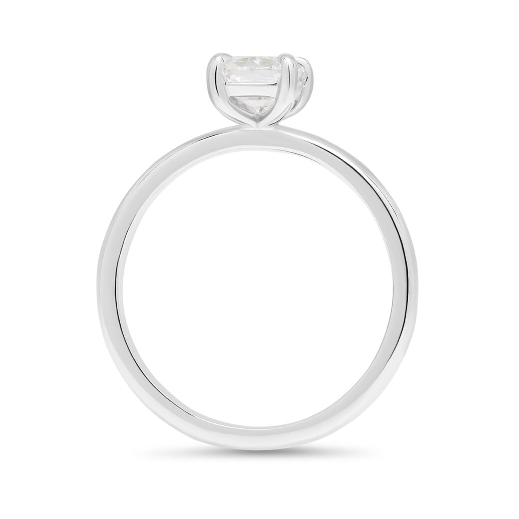 Beat of Love - Loodud teemandid ALEXANDRA Valge kuld Cushion 1.00ct D-F/VVS - Image 2