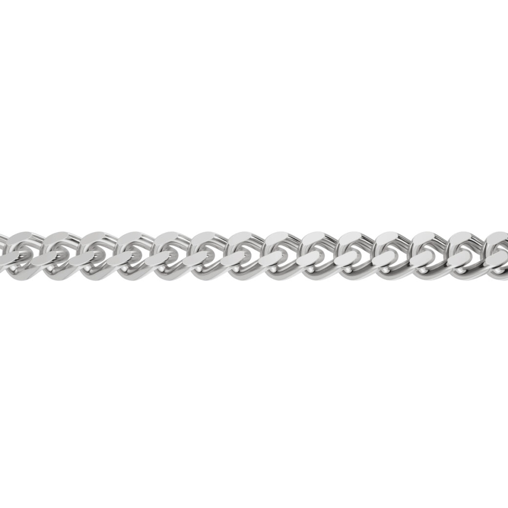 14k valgest kullast kett - soomus 1,1mm - Image 2