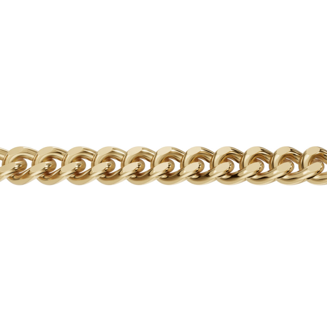 14k kollasest kullast kett - soomus 1,4mm - Image 2