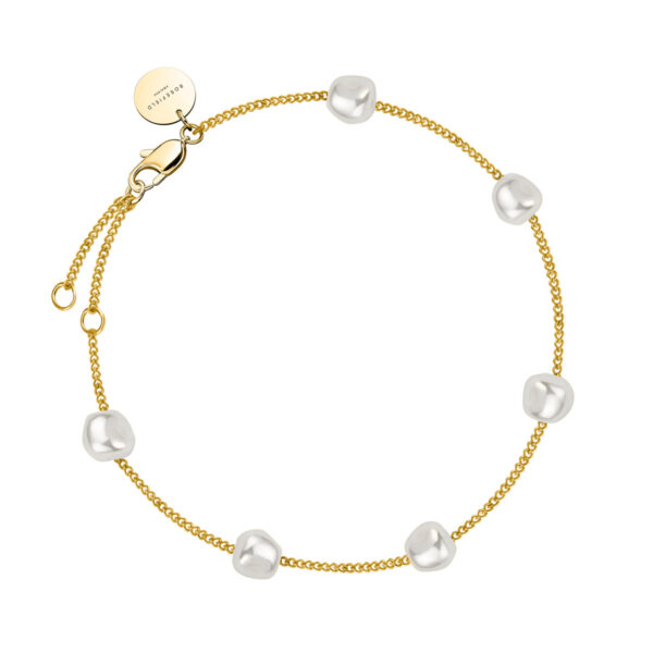 Rosefield - Multi Pearl - kullatud käevõru