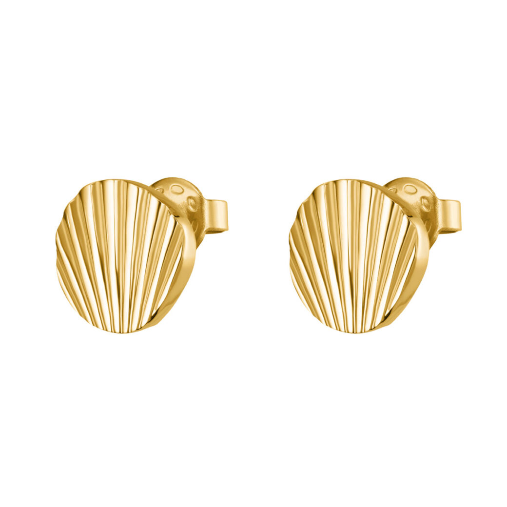 Rosefield - Shell Stud - kõrvarõngad kullatud - Image 3
