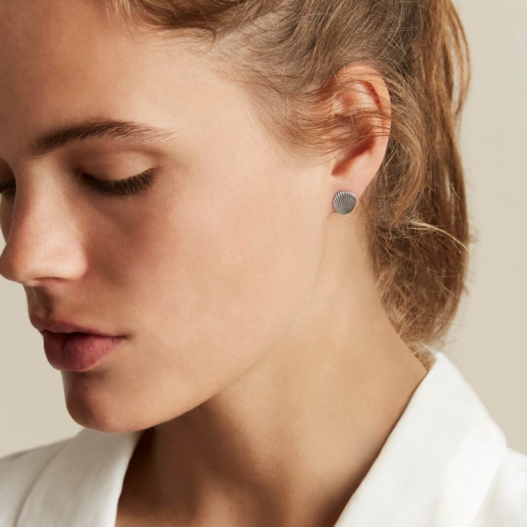 Rosefield - Shell Stud - kõrvarõngad - Image 2