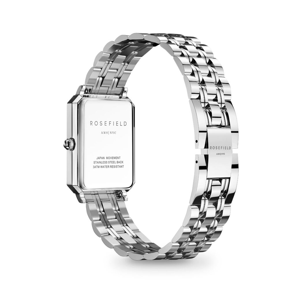 Rosefield - The Octagon XS - Hõbedane käevõru, mündiroheline numbrilugu - Image 4