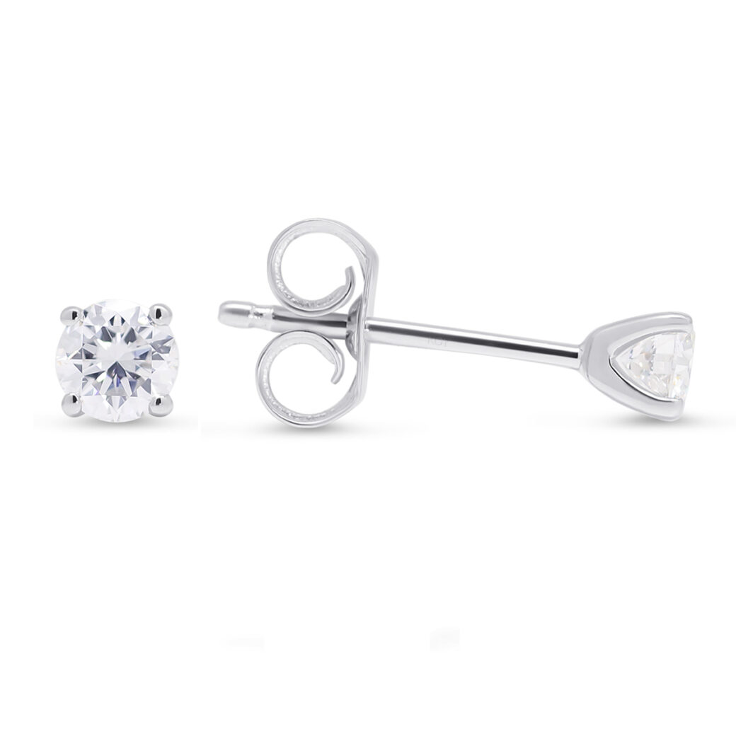 Beat of Love - Loodud teemandid ATHENA valgest kullast kõrvarõngad 0,34ct kumbki laboratoorsete teemantidega - Image 4