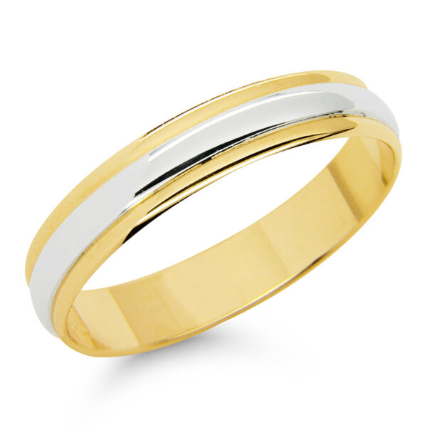 14k kultakihla kelta- ja valkokultaa