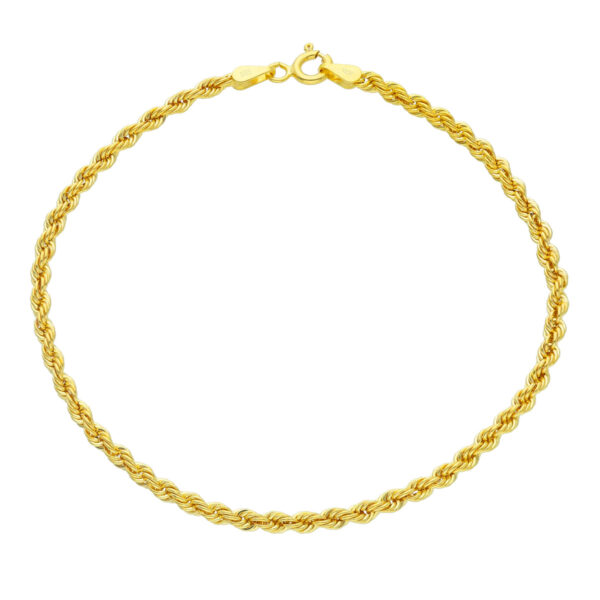 Keltakulta ranneketju Cordell 19cm