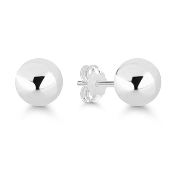 Hopeapallokorvakorut 6mm