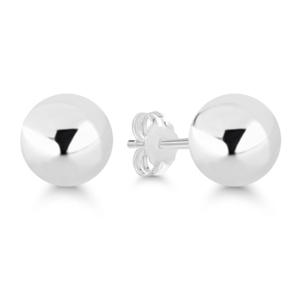 Hopeapallokorvakorut 7mm