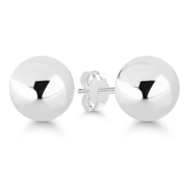 Hopeapallokorvakorut 8mm