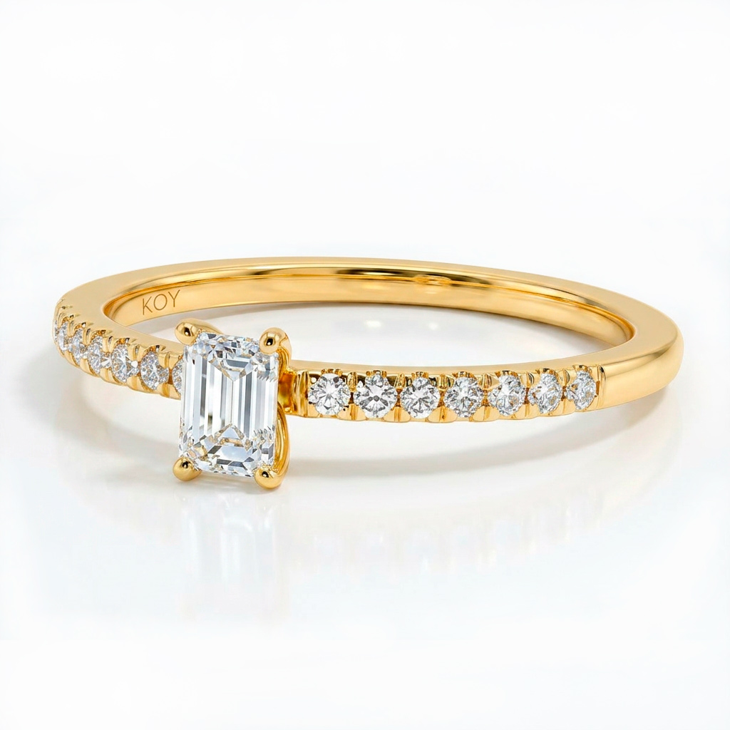 Beat of Love - HELEN Laboriteemandiga kuldsõrmus s 0,35ct G-H/VS - Image 3