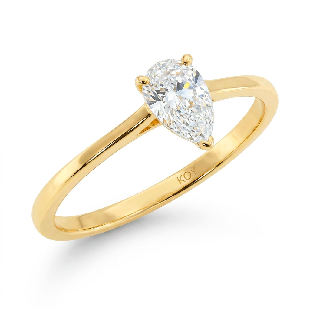 Beat of Love - SIRENA laboriteemandiga kollasest kullast 0.50ct G/VS - Image 4