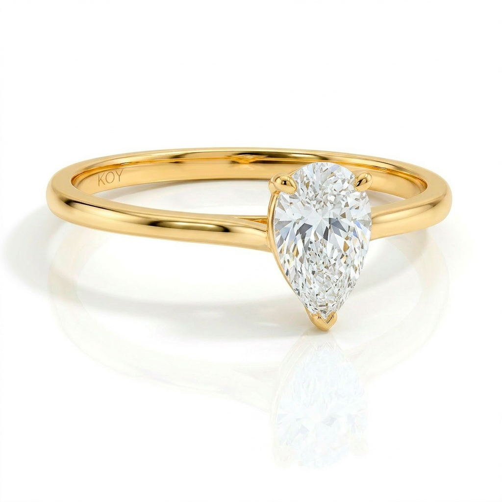Beat of Love - SIRENA laboriteemandiga kollasest kullast 0.50ct G/VS - Image 3