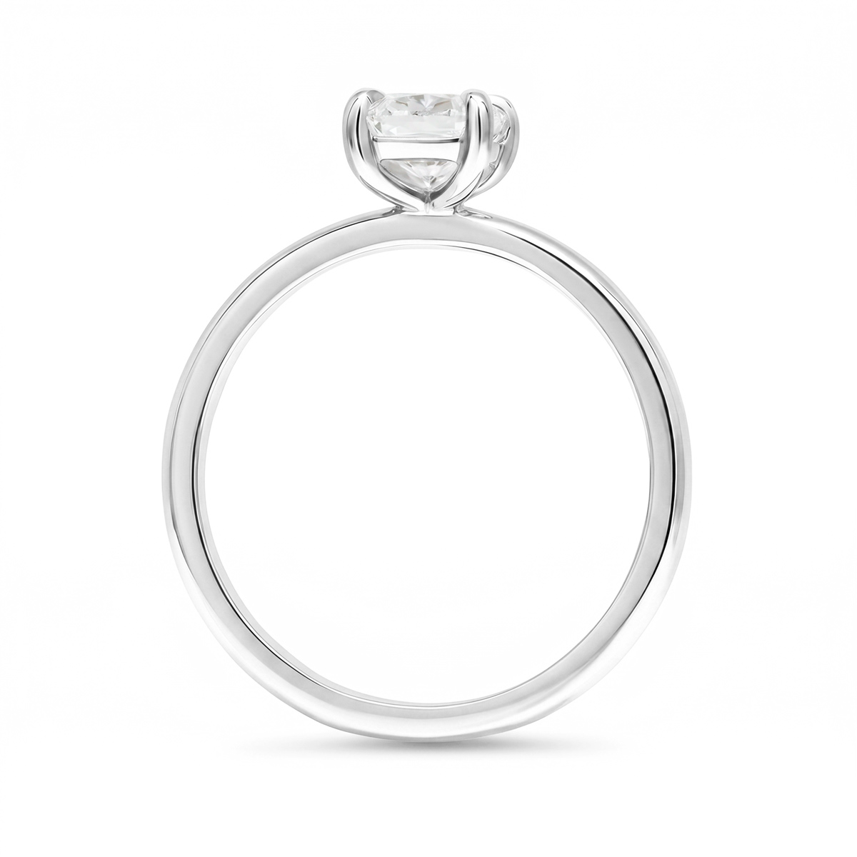 Beat of Love - Loodud teemandid ALEXANDRA Valge kuld Cushion 1.00ct D-F/VVS - Pilt 2