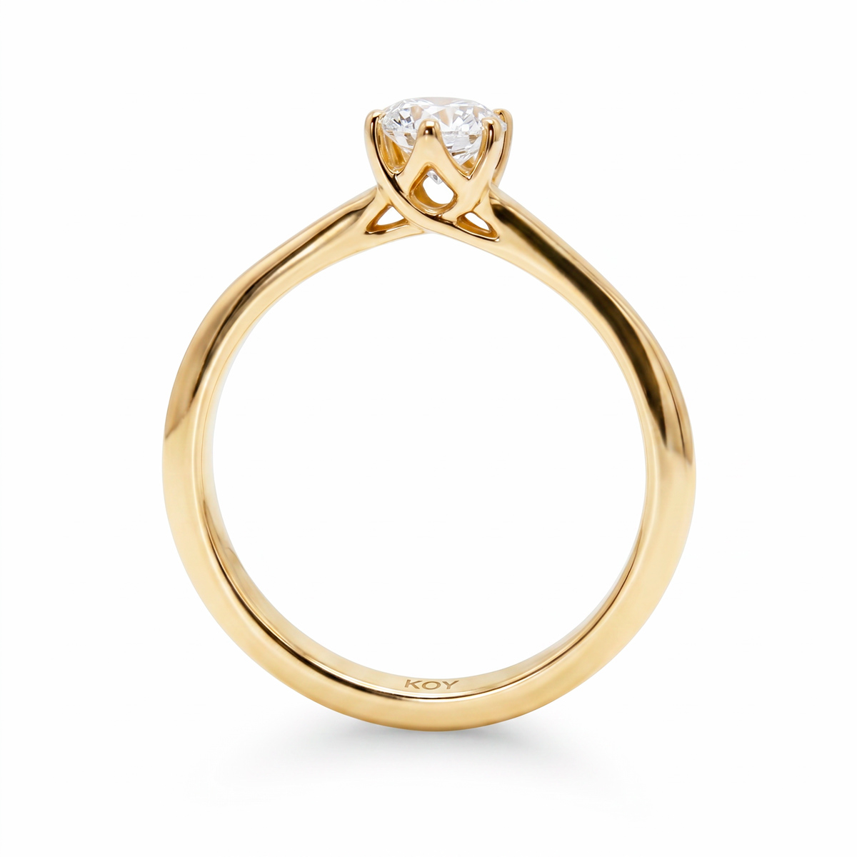 Beat of Love - HARMONIA Laboriteemandiga kuldsõrmus 0,50ct G-H/VS - Pilt 2