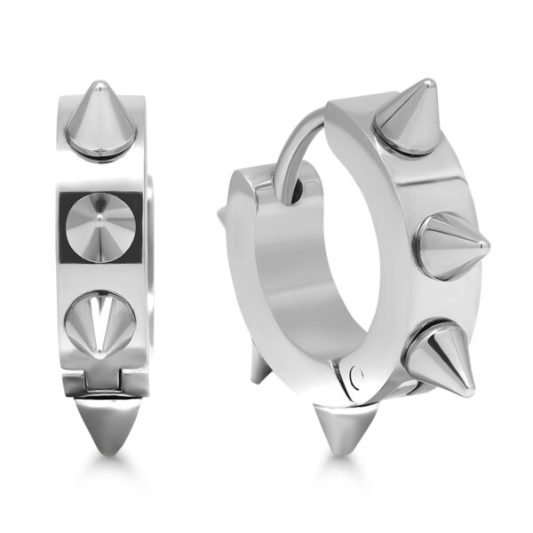 Ace of Spades saranalliset teräskorvakorut 4x14mm piikikäs